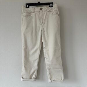 Democracy Cream Ankle Jeans